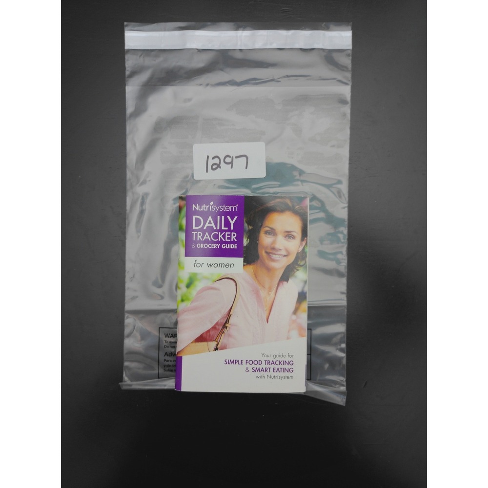Nutrisystem Daily Tracker Grocery Guide Women OS Purple Excellent Weight Loss